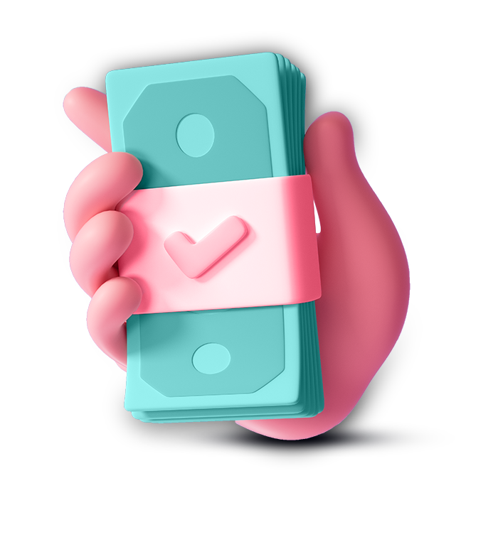 תמונת איור של כסף ביד